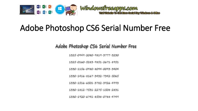Serial Key For Adobe Master Cs6
